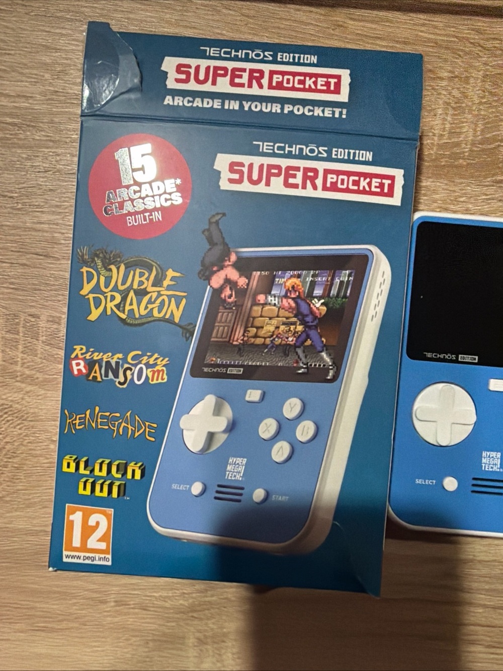 Console Super Pocket TECHNOS Ed. Wth 15 Games In (Compatible Evercade Card) - Picture 4 of 6